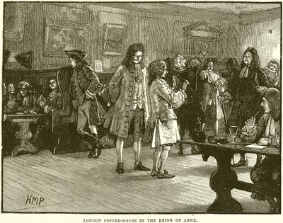 Anne Döneminde Londra Kahvehanesi by English School