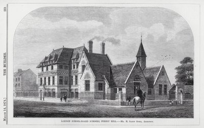 Londra Okul-Yönetim Okulları, Forest Hill (gravür) by English School