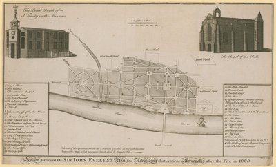 Londra restore edildi veya Sir John Evelyns, 1666