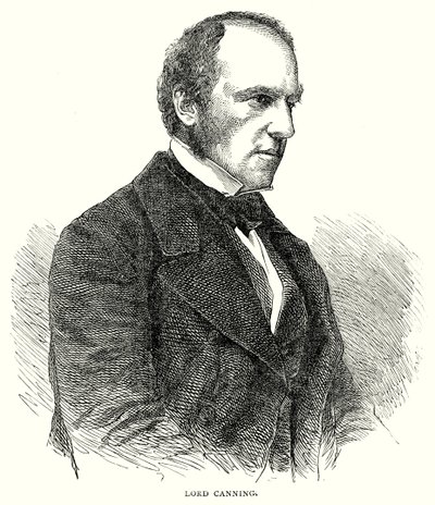 Lord Canning (gravür) by English School