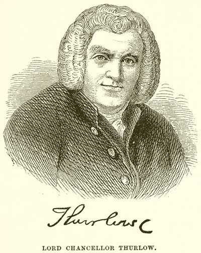 Lord Şansölye Thurlow by English School