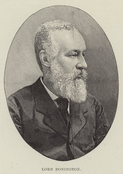 Lord Donington (gravür) by English School