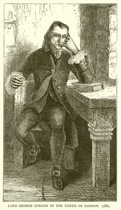 Lord George Gordon, Londra Kulesi
