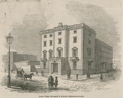 Lord John Russells Evi, Chesham Place, Belgrave Meydanı by English School