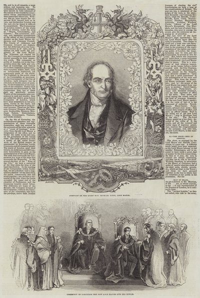 Londra Belediye Başkanı (gravür) by English School