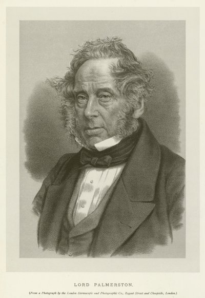 Lord Palmerston (taş) by English School