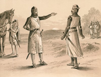 Lord Pembroke ve Bruce, Methven savaşından önce by English School