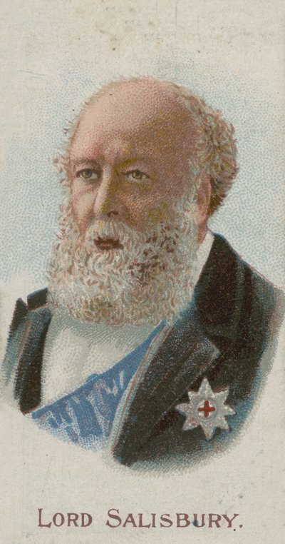 Lord Salisbury, İngiliz politikacı ve Başbakan by English School