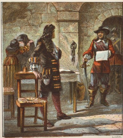 Lord W. Russell Mahkum, pub. 1890 (renkli litografi) by English School