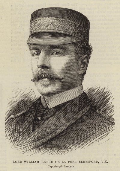Lord William Leslie de la Poer Beresford, VC (gravür) by English School