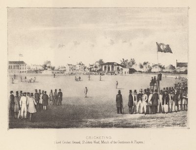 Lords Cricket Ground, S Johns Wood, Centilmenler ve Oyuncuların Maçı by English School
