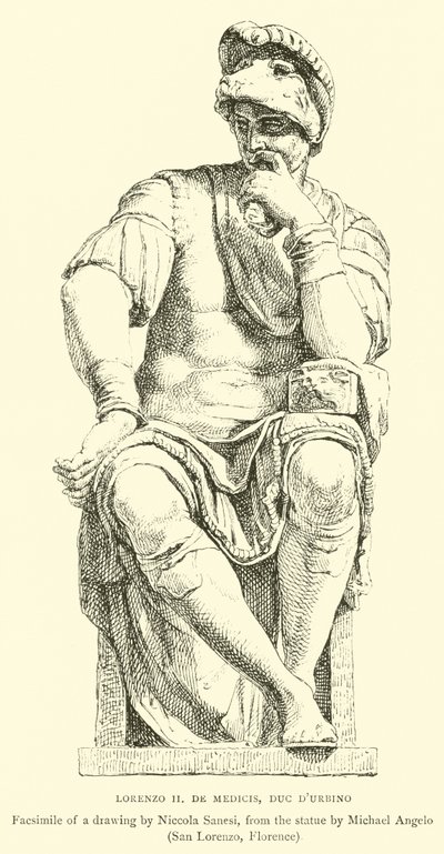 Lorenzo II, De Medici, Duc dUrbino by English School