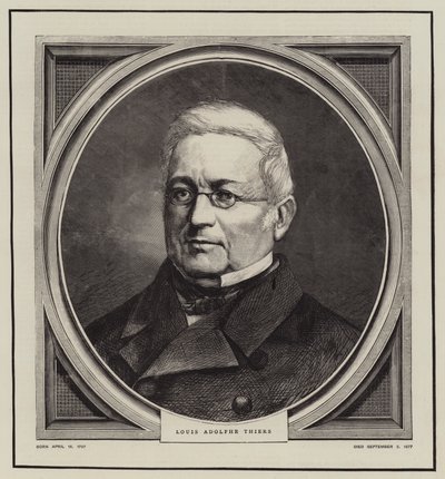Louis Adolphe Thiers (gravür) by English School