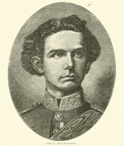 Bavyera Kralı II. Louis, Ekim 1870 by English School