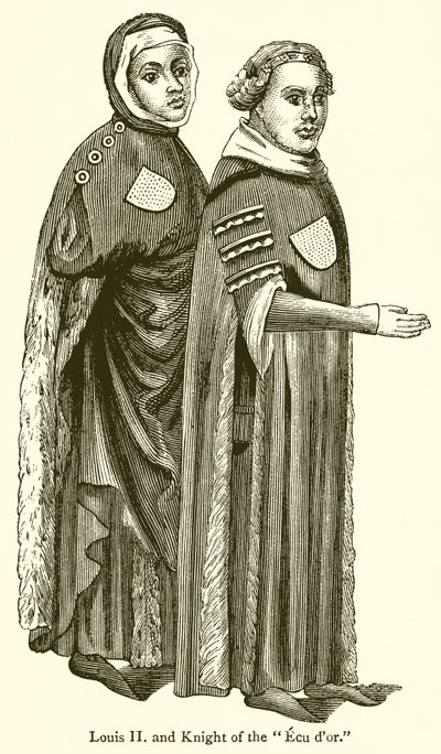 Louis II ve Ecu dor Şövalyesi by English School