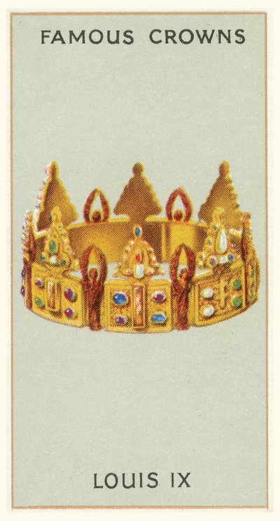 Louis IX (chromolitho) by English School