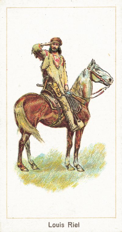 Louis Riel (chromolitho) by English School