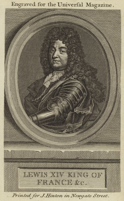 Louis XIV, Fransa Kralı by English School