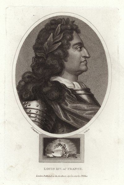 Fransa Kralı XIV.Louis by English School