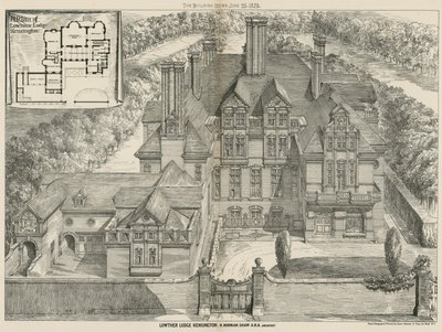 Lowther Lodge, Kensington, Londra by English School