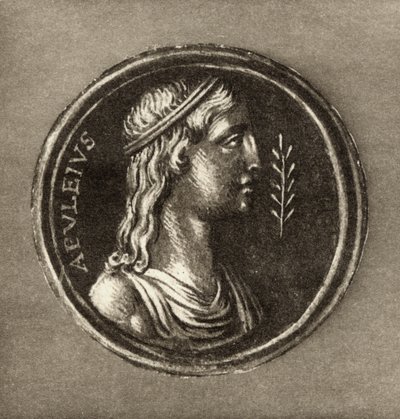 Lucius Apuleius (MS 124-c.180), ön kapaktan Lucius Apulieius tarafından yazılan The Story of Cupid and Psyche