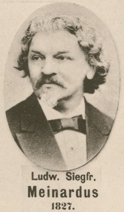 Ludwig Siegfried Meinardus (gravür) by English School