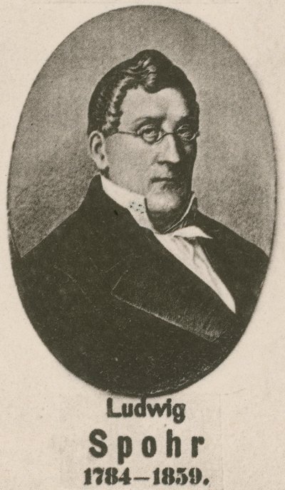Ludwig Spohr (gravür) by English School