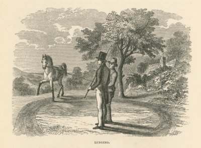Lunging (gravür) by English School