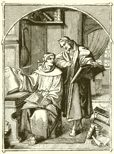 Luther ve Melancthon by English School