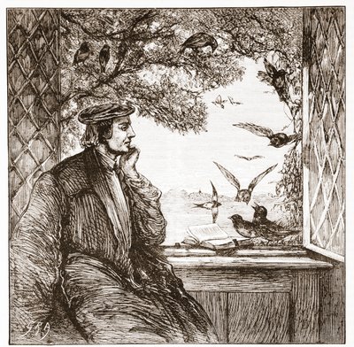 Luther, Coburg Castle: Küçük Kargaların Diyeti, James Aitken Wylie