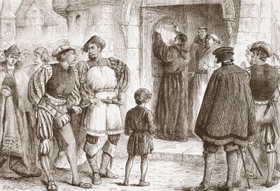 Luther, Tezlerini Wittemberg