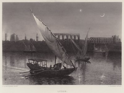 Luksor (gravür) by English School