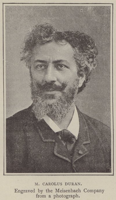 M Carolus Duran (gravür) by English School