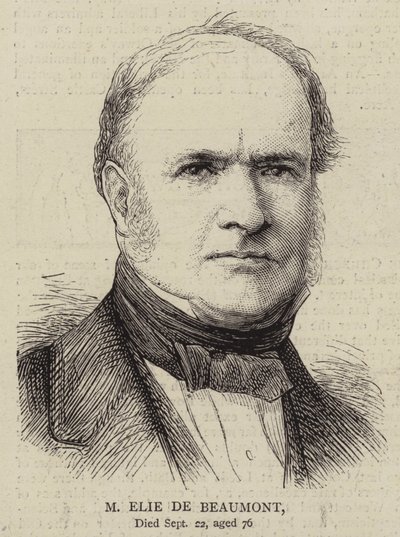 Bay Elie de Beaumont (gravür) by English School