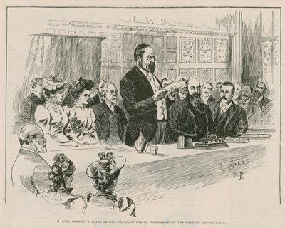 Emile Zola, Londra