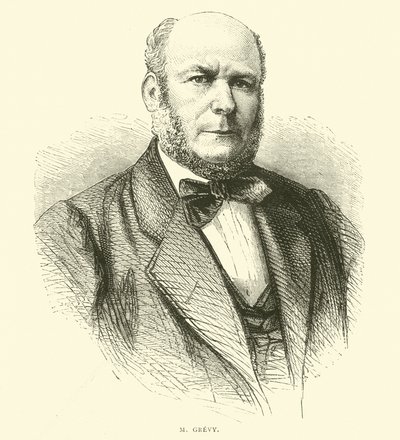 M Grevy, Ekim 1870 by English School