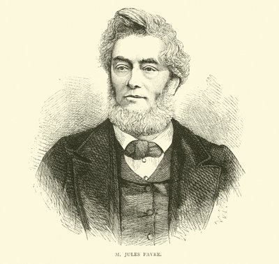 M Jules Favre, Eylül 1870 by English School