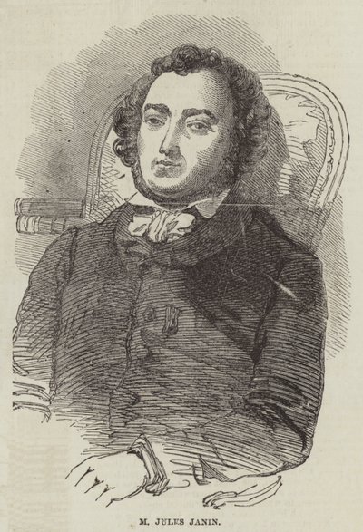 M Jules Janin (gravür) by English School
