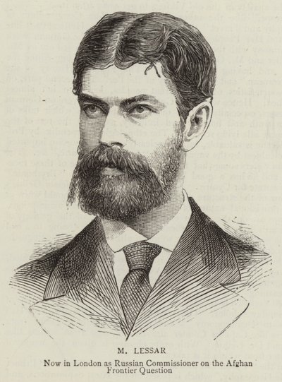M Lessar (gravür) by English School