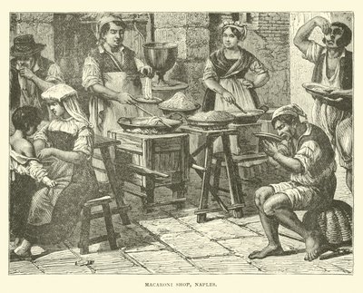 Makarna dükkanı, Napoli by English School