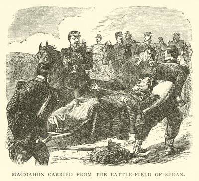 Macmahon, Sedan Savaş Alanından taşınan, Eylül 1870 by English School