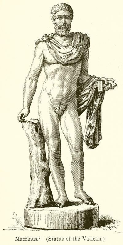 Macrinus. (Vatikan Heykeli) by English School