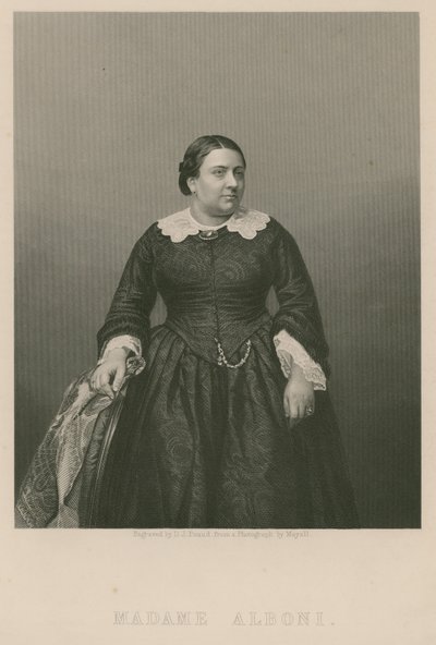 Madam Albani, soprano; fotoğraf by English School