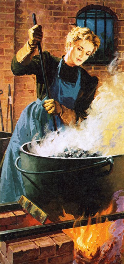 Madam Curie laboratuvarında iş başında by English School
