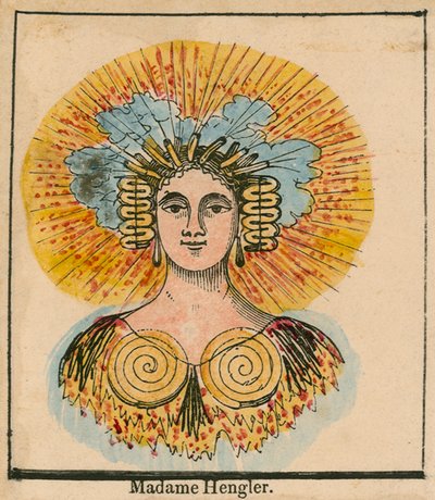 Madam Hengler, Vauxhall Bahçeleri, Londra by English School