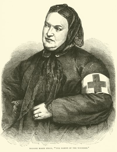 Madam Marie Simon, Yaralıların Dostu, Ocak 1871 by English School