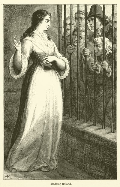 Madam Roland (gravür) by English School