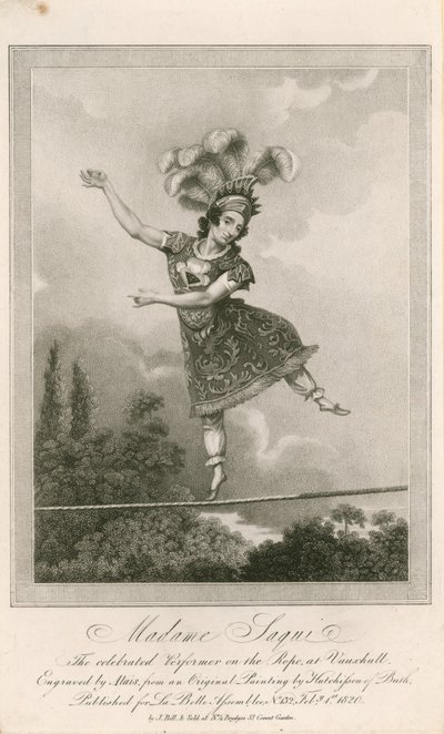 Madame Saqui, Londra