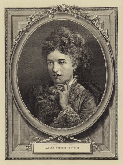 Madam Trebelli-Bettini (gravür) by English School