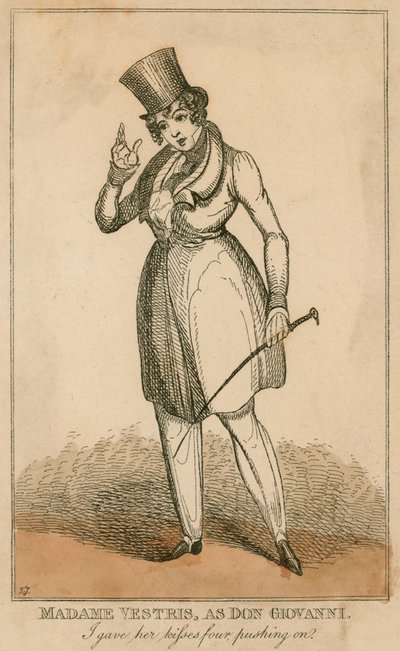 Madam Vestris Don Giovanni olarak by English School